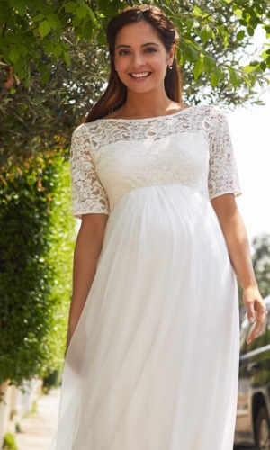 Graviditets brudekjole Alaska lang | bridalstore.dk