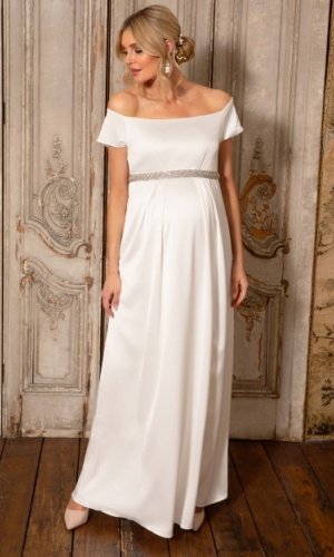 Graviditets brudekjole Aria lang | bridalstore.dk
