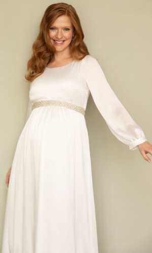 Graviditets brudekjole Aurora kort | bridalstore.dk