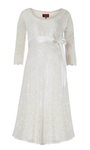 Graviditets brudekjole Freya kort | bridalstore.dk