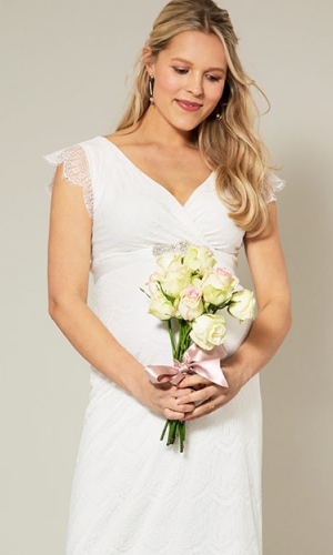Graviditets brudekjole Imogen lang | bridalstore.dk