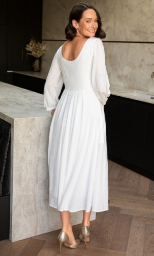 Graviditets brudekjole Isla kort | bridalstore.dk