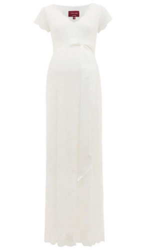Graviditets brudekjole Laura lang | bridalstore.dk