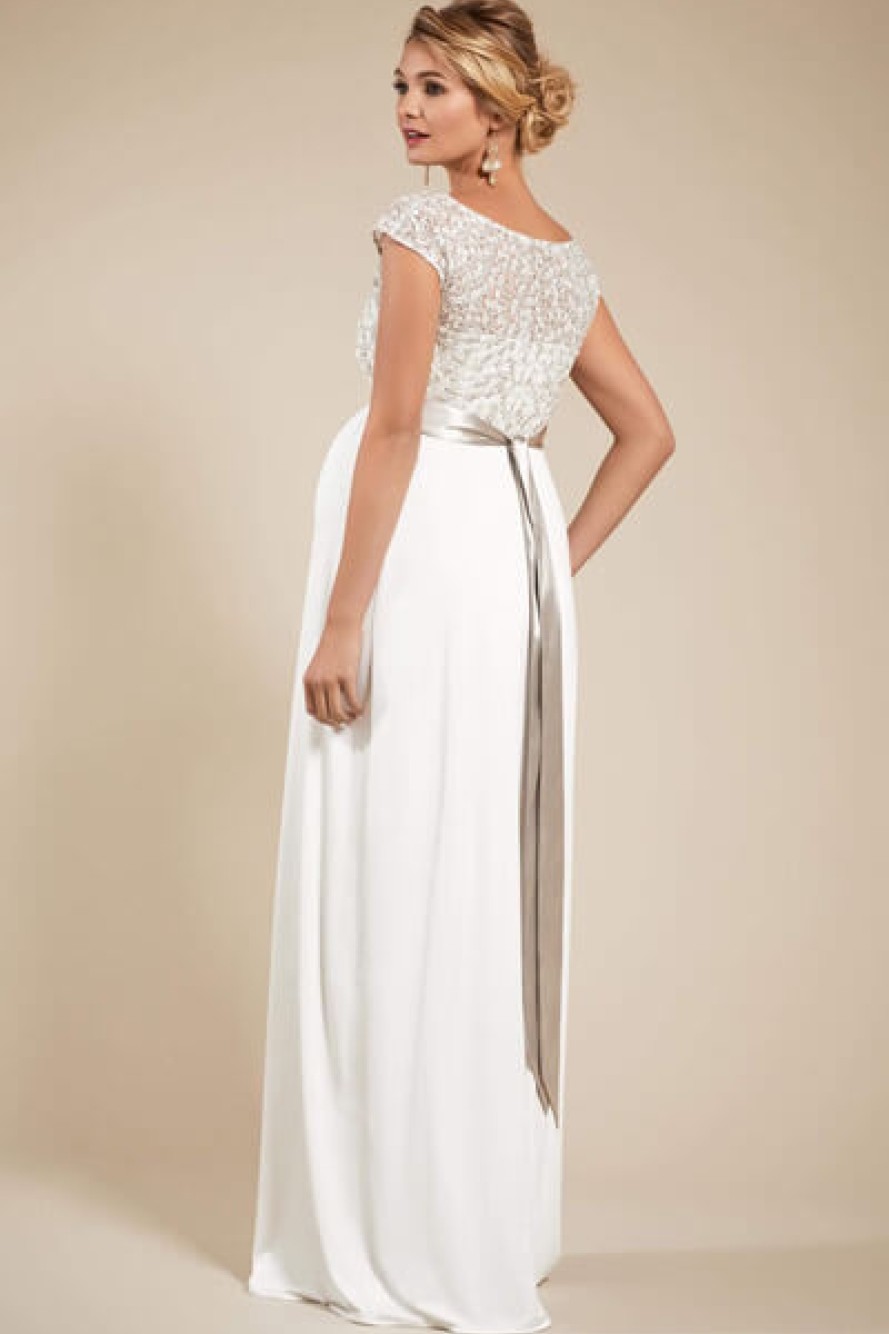 Graviditets brudekjole Mia lang | bridalstore.dk