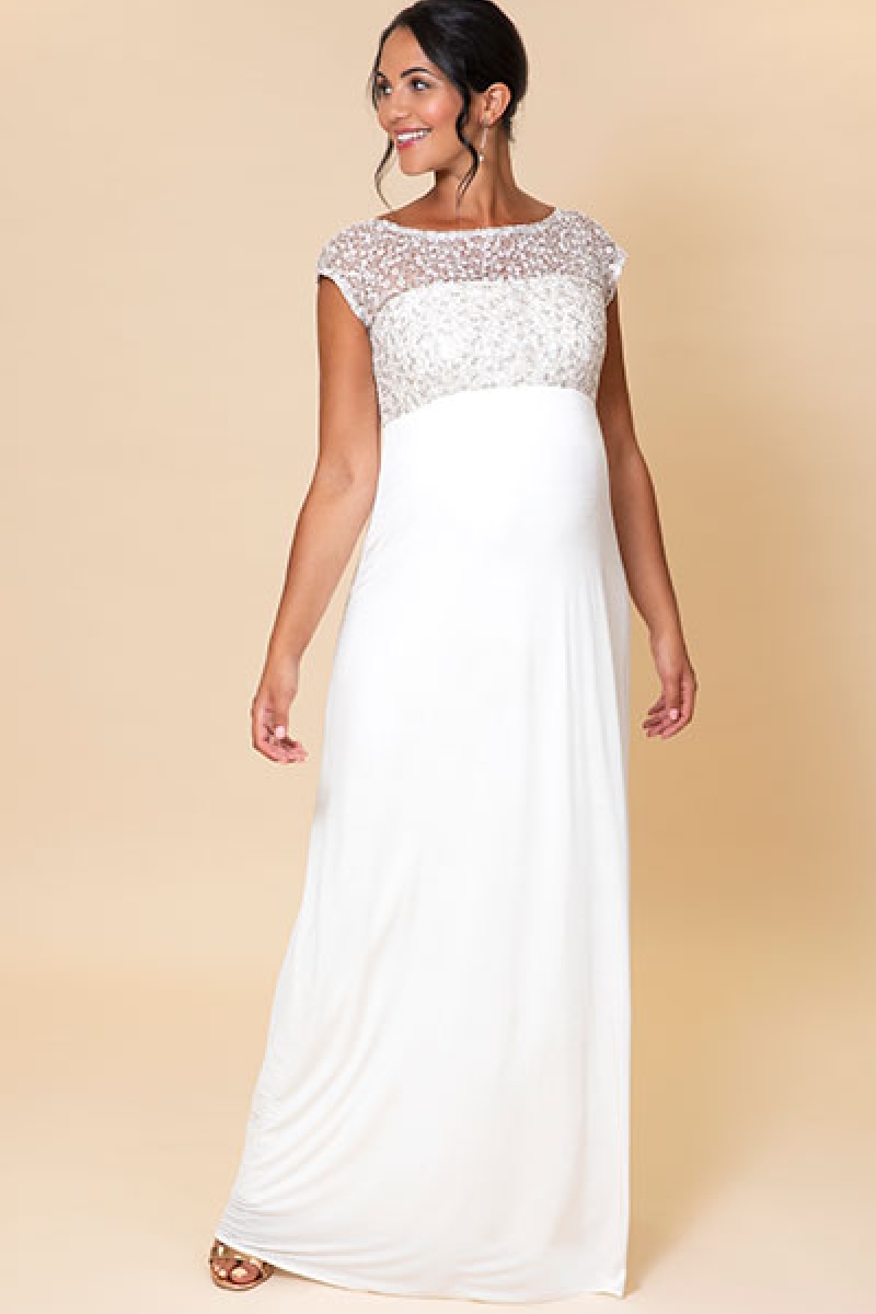 Graviditets brudekjole Mia lang | bridalstore.dk
