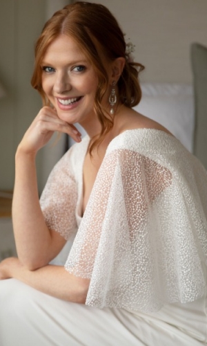 Graviditets brudekjole Vintage lang | bridalstore.dk