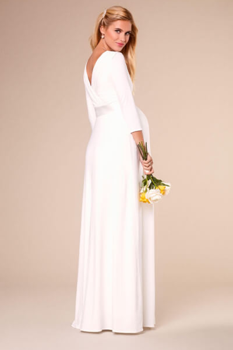 Graviditets brudekjole Willow lang | bridalstore.dk