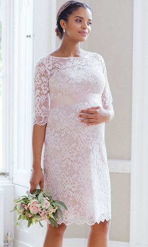 Graviditets festkjole Amelia cameo rosa | bridalstore.dk