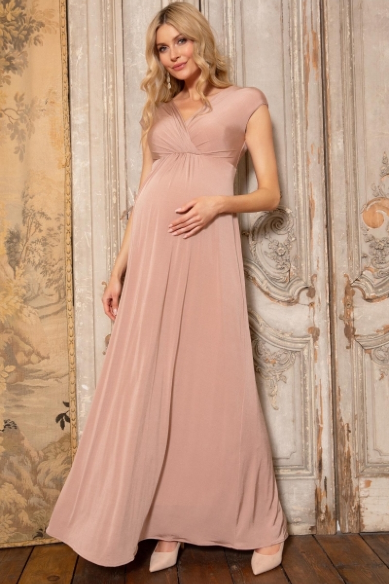 Graviditets festkjole Francesca blush | bridalstore.dk