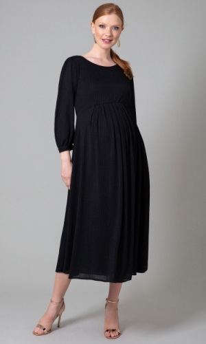 Graviditets festkjole Isla sort | bridalstore.dk