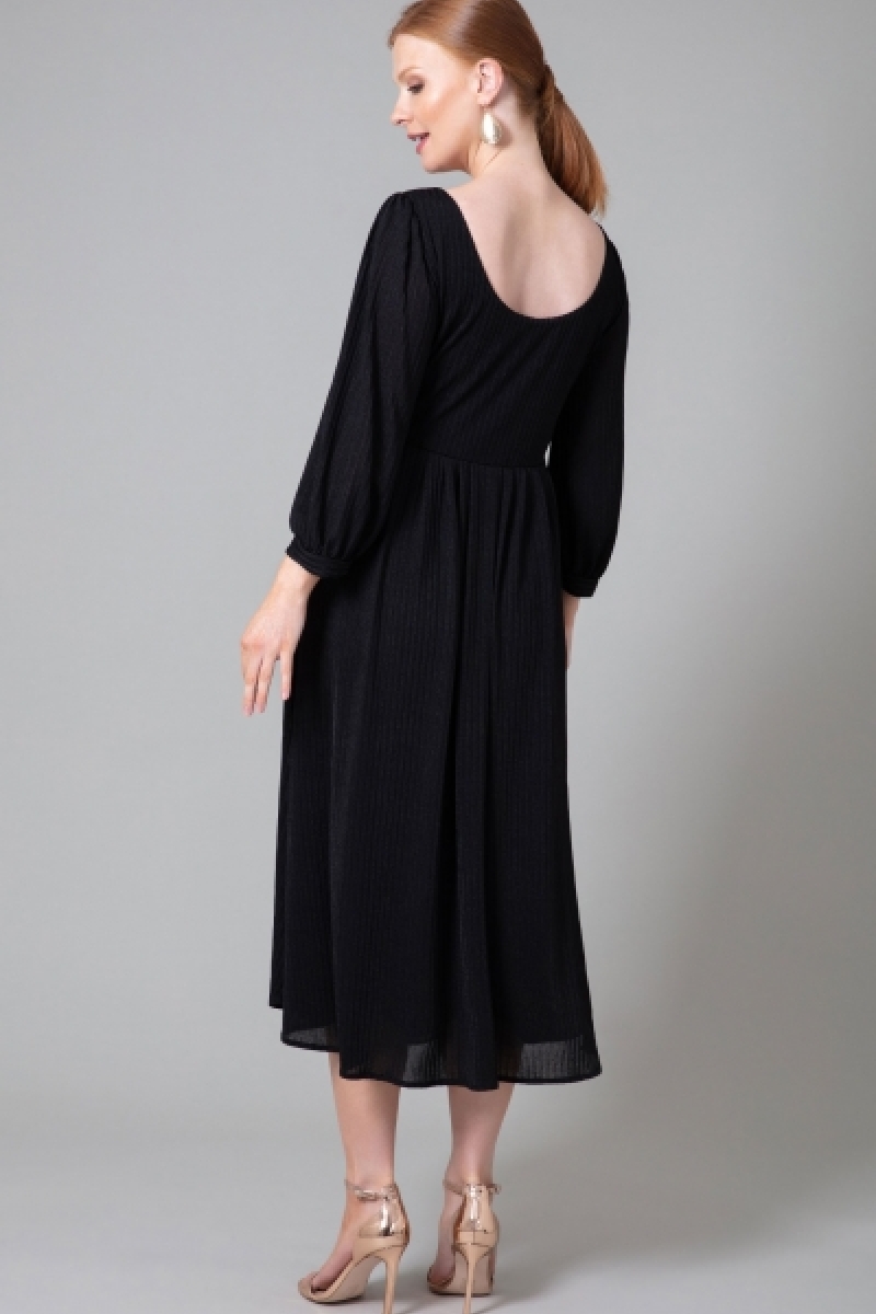 Graviditets festkjole Isla sort | bridalstore.dk