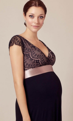 Graviditets festkjole Rosa vintage blush | bridalstore.dk