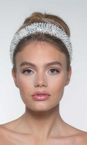 Hårbøjle ivory | bridalstore.dk