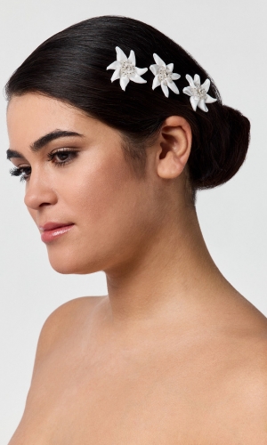 Hårnåle Gem Yvette ivory | bridalstore.dk