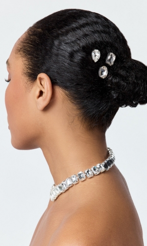 Hårnåle Strass (3 pcs) sølv | bridalstore.dk