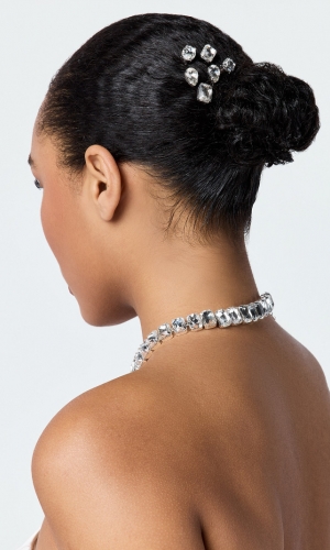 Hårnåle Strass (6 pcs) sølv | bridalstore.dk