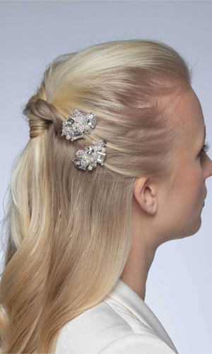 Hårsmykke 2 pcs sølv | bridalstore.dk