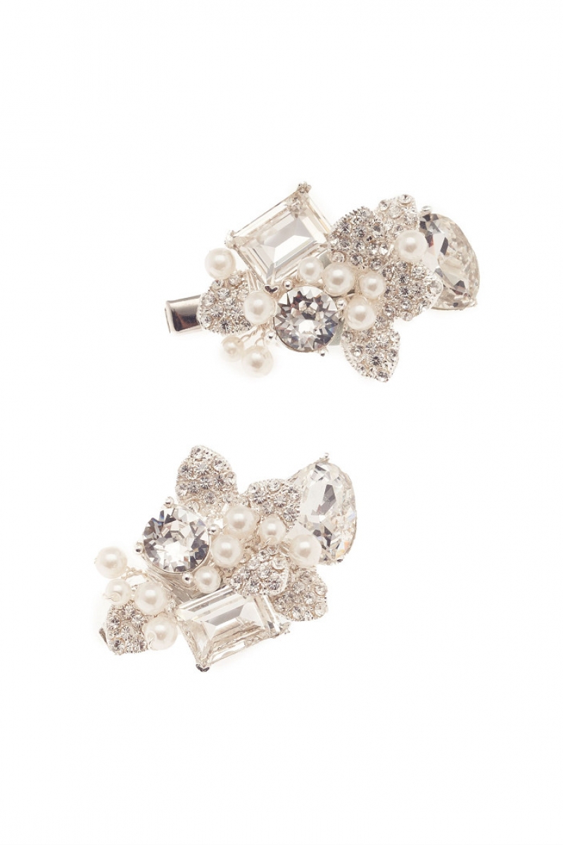 Hårsmykke 2 pcs sølv | bridalstore.dk