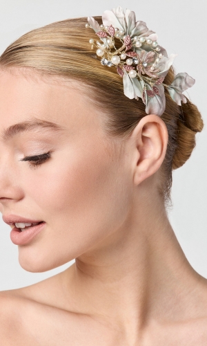 Hårsmykke Pearls multi colour | bridalstore.dk
