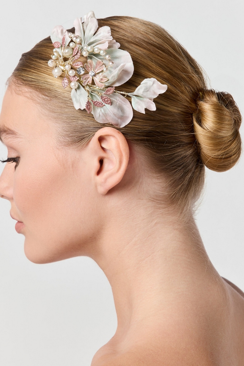 Hårsmykke Pearls multi colour | bridalstore.dk
