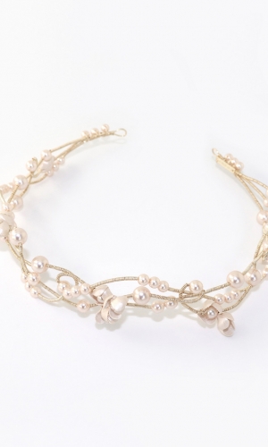 Hårsmykke rose/gold | bridalstore.dk