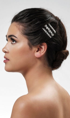 Hårsmykke set 3 pcs sølv | bridalstore.dk