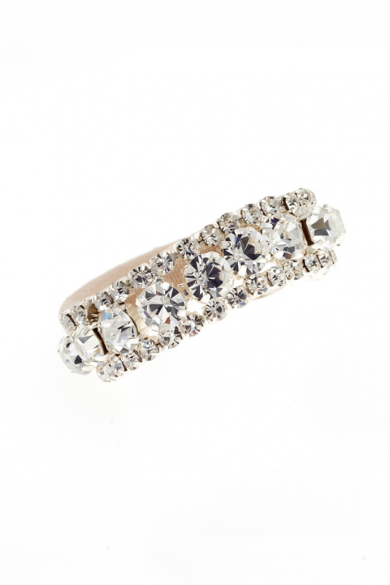 Hårsmykke Strass sølv | bridalstore.dk