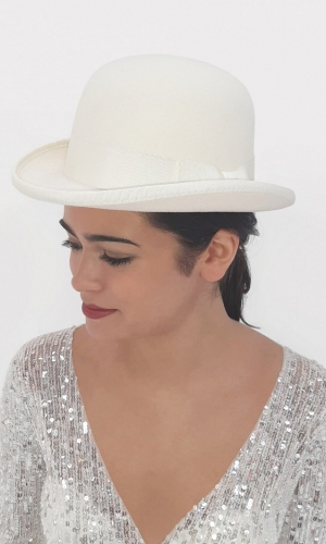 Hat Coco pure off-white | bridalstore.dk