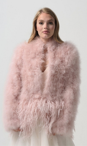Jakke blush | bridalstore.dk