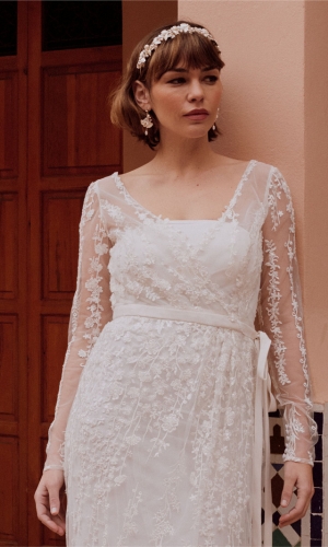 Kjole Lace ivory | bridalstore.dk