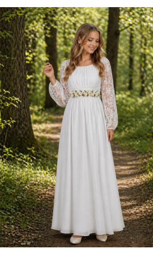 Julianne lang konfirmations kjole