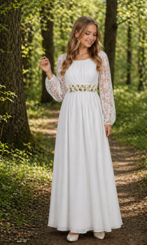 Julianne lang konfirmations kjole
