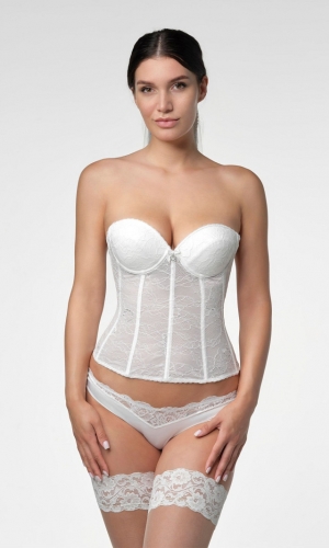 Korset Lace Pure love ivory | bridalstore.dk