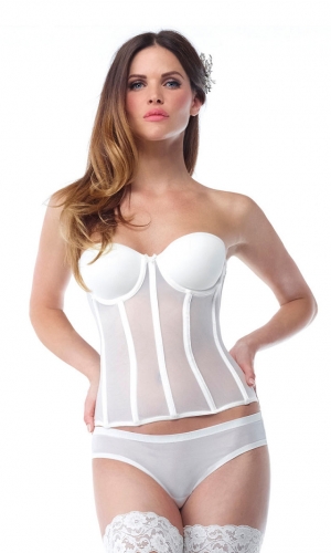 Korset Tulle ivory | bridalstore.dk