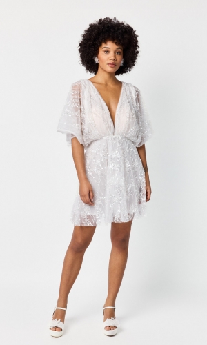Minikjole Gem Armelle ivory | bridalstore.dk