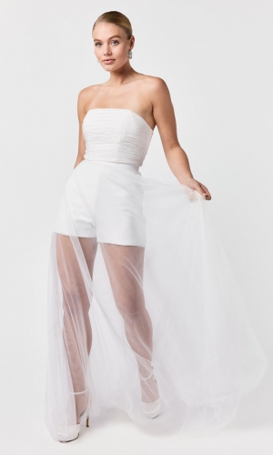 Nederdel 250cm ivory | bridalstore.dk