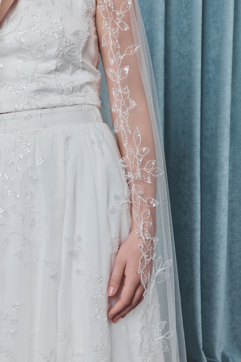 Nederdel Olivia ivory | bridalstore.dk