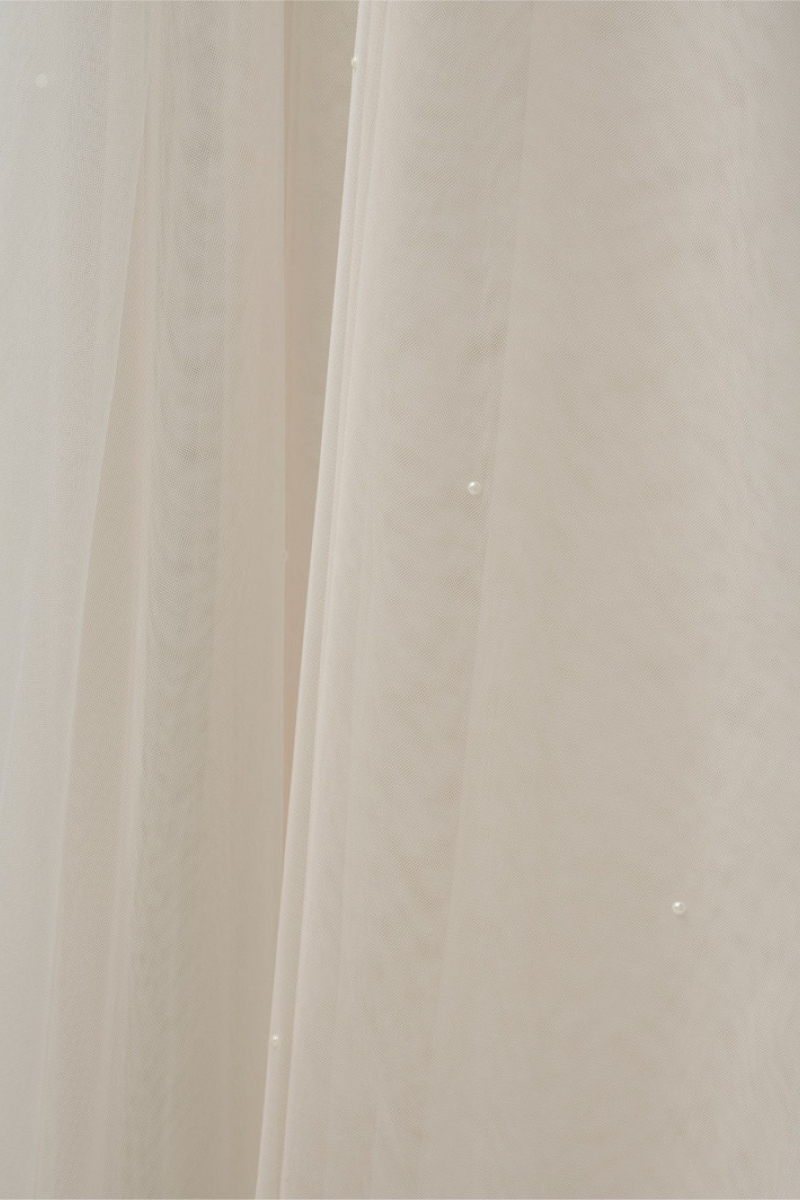 Nederdel Pearls ivory/blush | bridalstore.dk