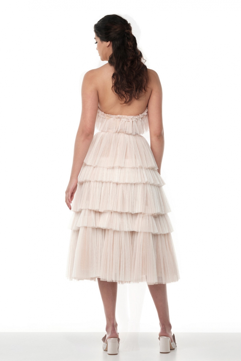 Nederdel short ivory | bridalstore.dk