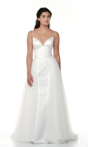 Nederdel Tulle ivory | bridalstore.dk