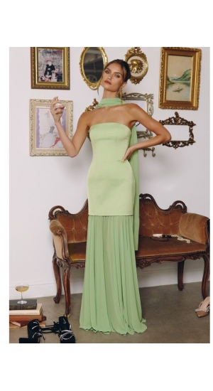 Festkjole i flere farver T825 dansk butik 