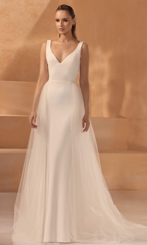 Overnederdel MARBLE i tyl til brudekjole | bridalstore.dk