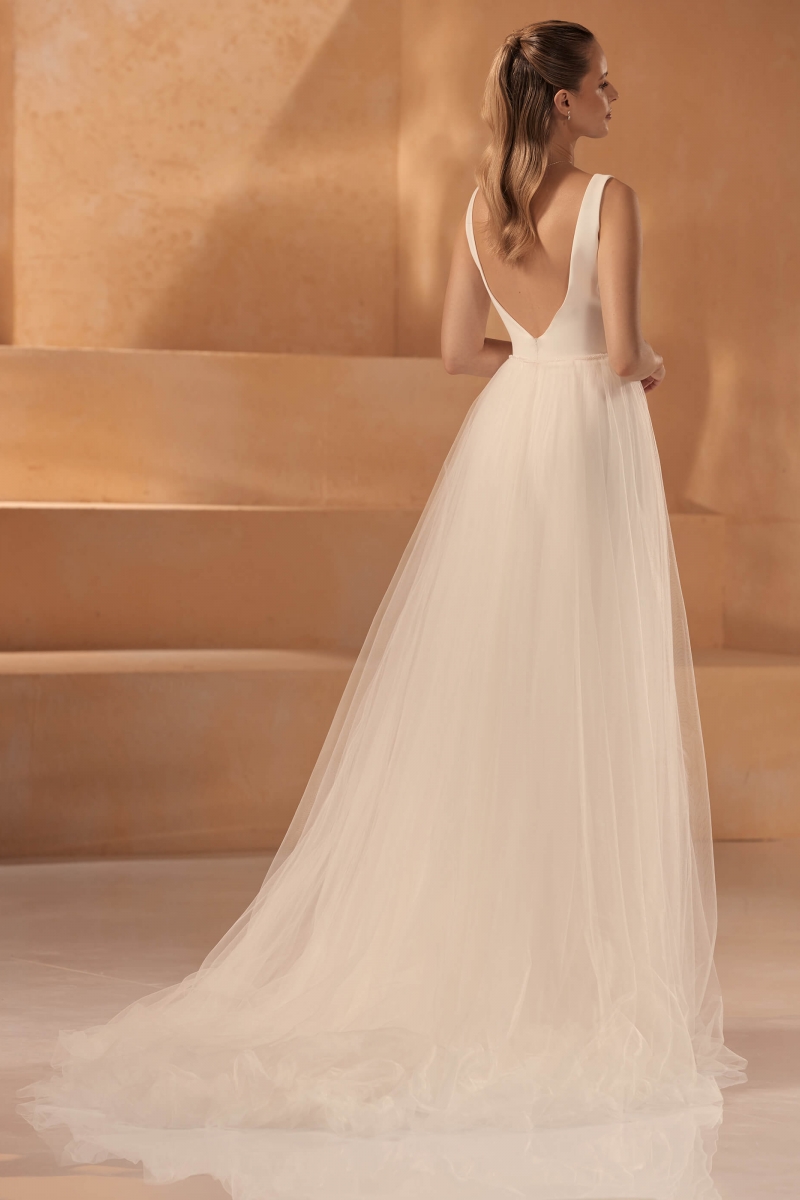Overnederdel MARBLE i tyl til brudekjole | bridalstore.dk