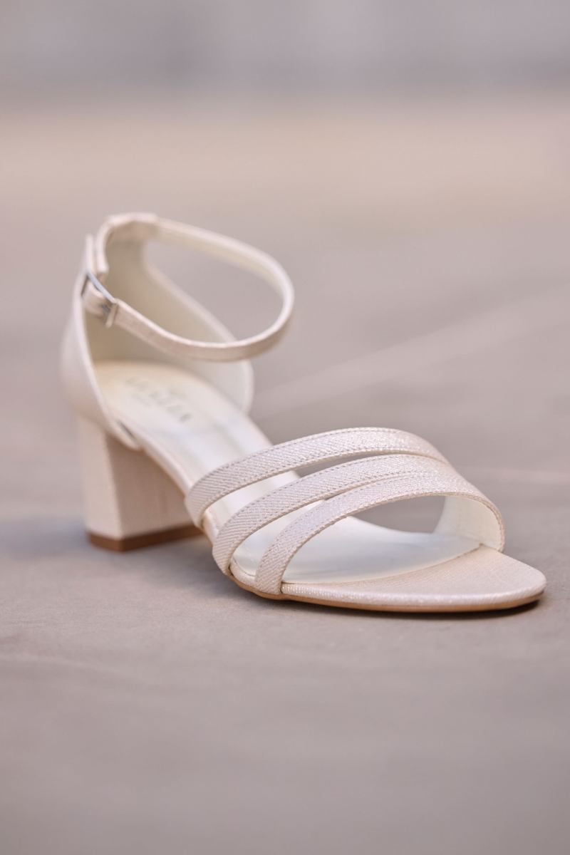 Brudesandal EDDY | bridalstore.dk