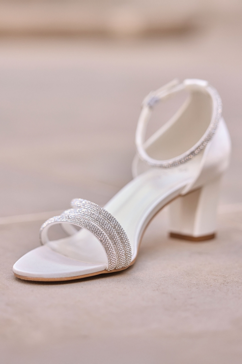 Brudesandal JUZU | bridalstore.dk