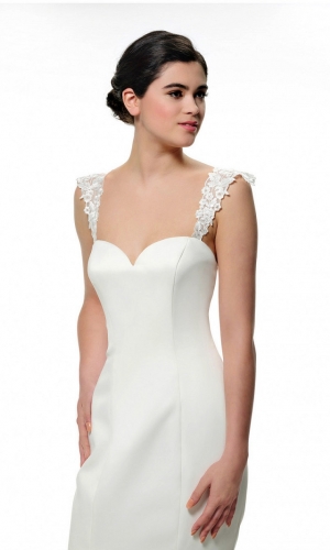 Skulderstropper Lace 2pcs ivory | bridalstore.dk