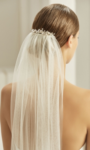 Slørclips med krystaller | bridalstore.dk