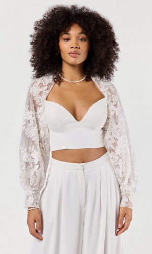 Stola Lace ivory | bridalstore.dk