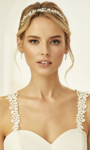 Brudestropper 15300 i fin blonde | bridalstore.dk