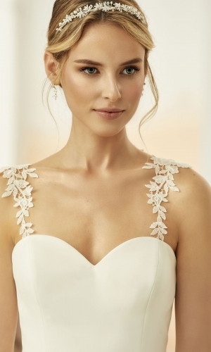 Brudestropper 15400 i fin blonde | bridalstore.dk